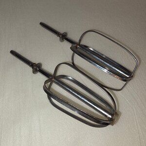 Original Mixer Sunbeam Mixmaster Metal Beaters 01401 2356 2358 2359 2360 Vintage